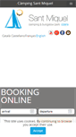 Mobile Screenshot of campingsantmiquel.com